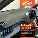 X-CAR dash mat installed on BYD Atto 1 car dashboard.