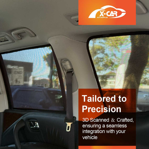 Window Sun Shades for Nissan Patrol 2012-2025 Y62 Series Rear Windscreen Blind Mesh