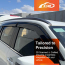 WeatherShields for Isuzu MU-X MUX 2022-Onwards Car Weather Shields Wind Deflectors Sun Visors-4