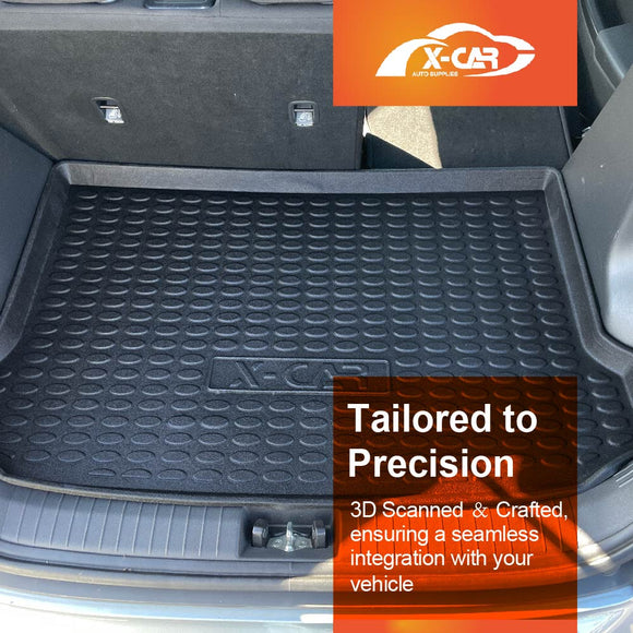 Boot Liner/ Back Seat Protector for Hyundai Kona 2017-2023 Trunk Cargo Mat Luggage Tray