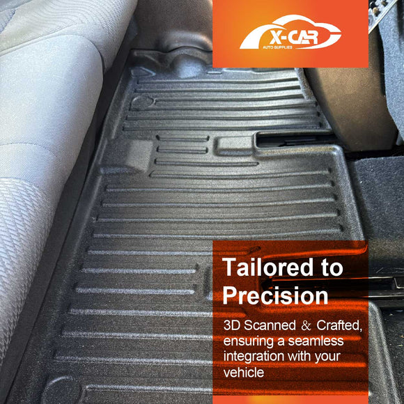 X-CAR 3D all weather floor mat for Toyota Kluger 2014–2021 rear row