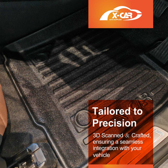 3D Floor Mats for BYD SEALION 6 2024-Onwards All-Weather Car Liners
