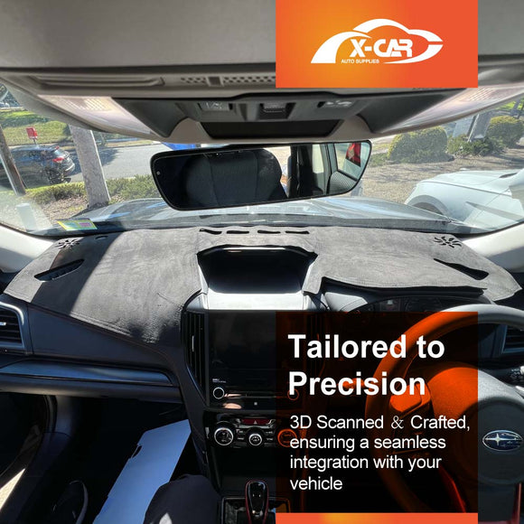Dash Mat for Subaru Forester 5th Gen 2018-2025 Non-Slip Microfiber Pad Cover