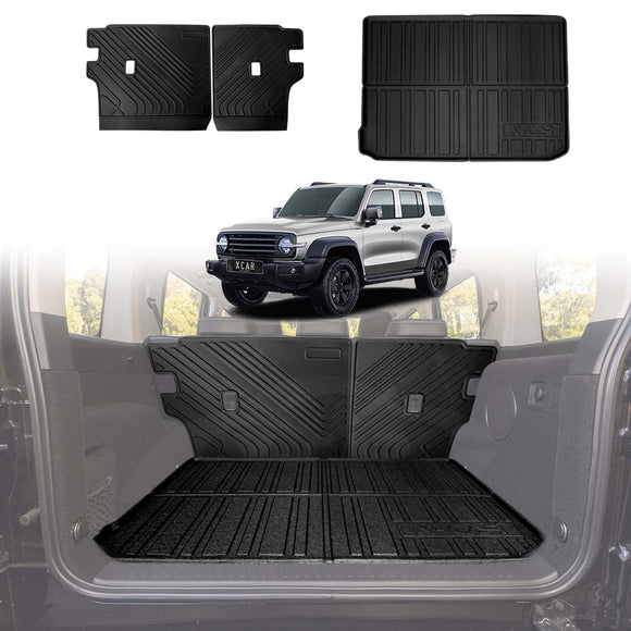 Boot Liner / Back Seat Protector for GWM Tank 300 2023-Onwards Boot Side Liner Mats