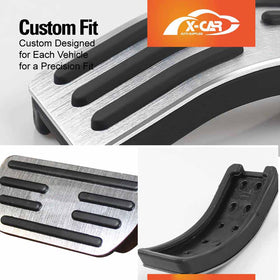 Pedals Cover for GWM Tank 300 2023-Onwards Aluminum Anti-Slip Accelerator Brake Foot Pads - 0