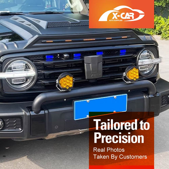Nudge Bar with LED Spotlight For GWM Tank 300 2023-2025 Bullbar Front Bumper LED Light