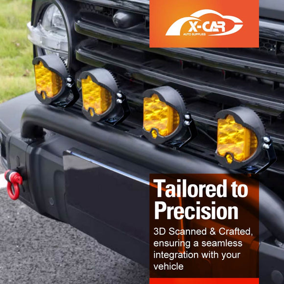 Nudge Bar with LED Spotlight For GWM Tank 300 2023-2025 Bullbar Front Bumper LED Light