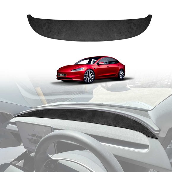 Dash Mat for Tesla Model 3 Highland 2023-Onwards Non-Slip Dashboard Pad Cover