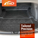 Tesla Model 3 Interior Liners Set 2019-2023 All-Weather XPE Cargo Trunk Mats-5