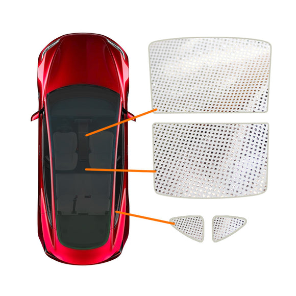 Tesla Model 3 Highland Glass Roof Sun Shades 2023-Onwards Accessories