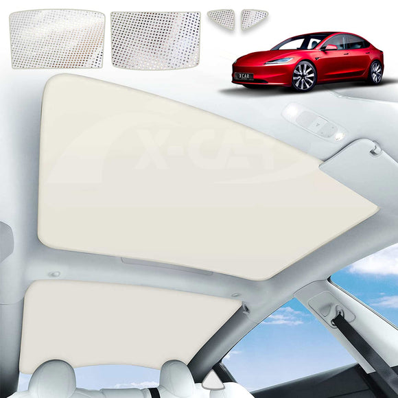 Tesla Model 3 Highland Glass Roof Sun Shades 2023-Onwards Accessories