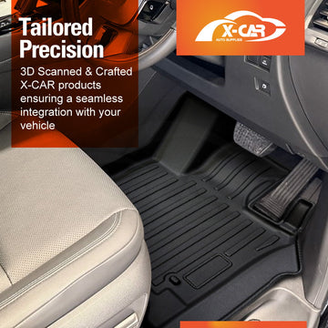 3D Floor Mats for Toyota Alphard 2023-Onwards All-Weather Car Liners - 0