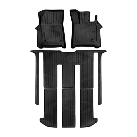 3D Floor Mats for Toyota Alphard 2023-Onwards All-Weather Car Liners