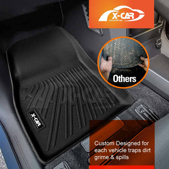 3D Floor Mats for Toyota bZ4X Auto 2WD 2023-Onwards All Weather Car Liners