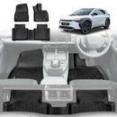 3D Floor Mats for Toyota bZ4X Auto 2WD 2023-Onwards All Weather Car Liners-1