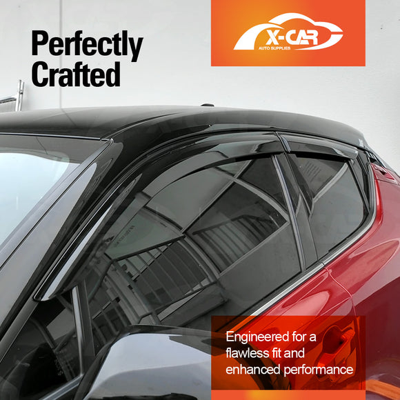 Toyota C-HR perfectly contoured window visor and wind deflector