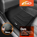 3D Floor Mats for Toyota C-HR CHR 2016-2023 All-Weather Liners-3