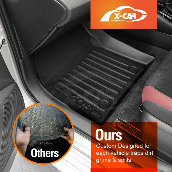 3D Floor Mats for Toyota Corolla Hatchback Auto 2018-Onwards All-Weather Car Liners