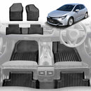 3D Floor Mats for Toyota Corolla Hatchback Auto 2018-Onwards All-Weather Car Liners-1