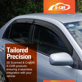 Weathershields for Toyota Corolla Sedan 2007-2013 Car Weather Shields Wind Deflectors Sun Visors - 0