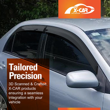 Weathershields for Toyota Corolla Sedan 2007-2013 Car Weather Shields Wind Deflectors Sun Visors - 0