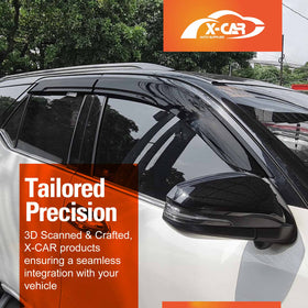 Weathershields for Toyota Fortuner 2015-Onwards Car Weather Shields Wind Deflectors Sun Visors - 0