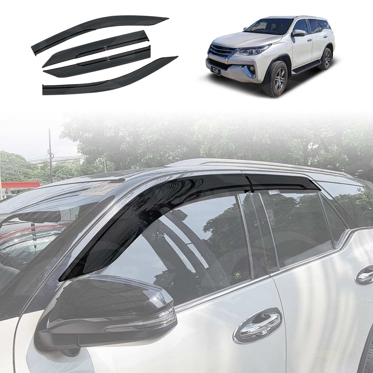 Car Accessories for Toyota Fortuner | Floor Mats & Boot Liners | X-CAR