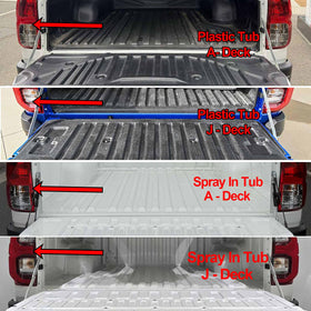 Tub Liner for Toyota Hilux Dual Cab 2016-2025 Heavy Duty Cargo Trunk Mat Luggage Tray - 0