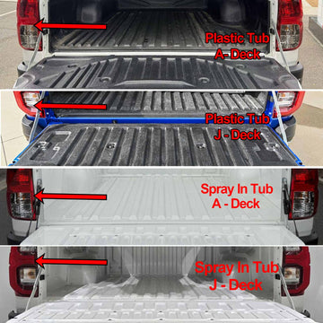Tub Liner for Toyota Hilux Dual Cab 2016-2025 Heavy Duty Cargo Trunk Mat Luggage Tray - 0
