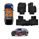 X-CAR 3D floor mats set for Toyota Kluger 2021-onwards, including front and rear row.