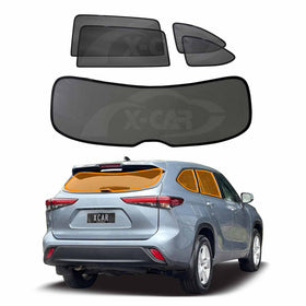 X-CAR window sun shades rear and side window set for Toyota Kluger 2021 onwards