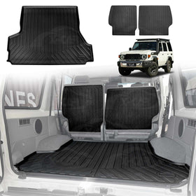 Boot Liner/Back Seat Protector for Toyota Landcruiser 70/76 Series 2023-Onwards Cargo Trunk Mat Luggage Tray