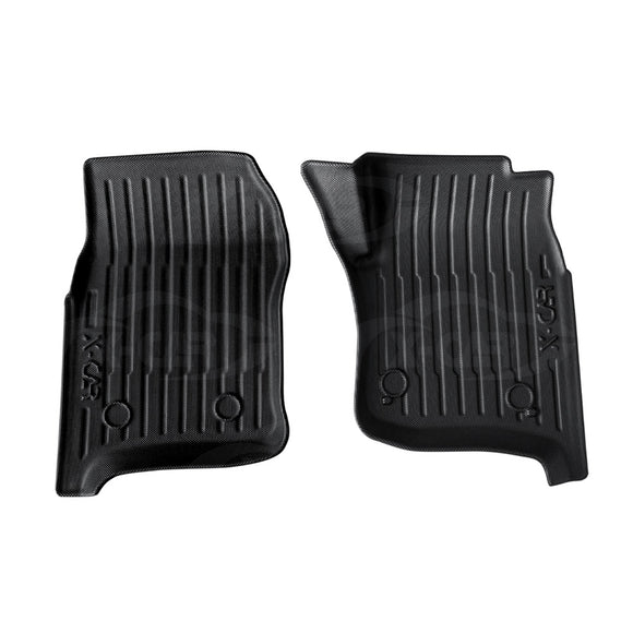 3D Front Floor Mats for Toyota Land Cruiser 79 Series Single Cab 2012-2016 All-Weather Car Liners