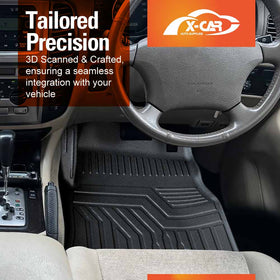 3D Floor Mats for Toyota Land Cruiser 100/105 Series 1998-2007 All-Weather Car Liners - 0