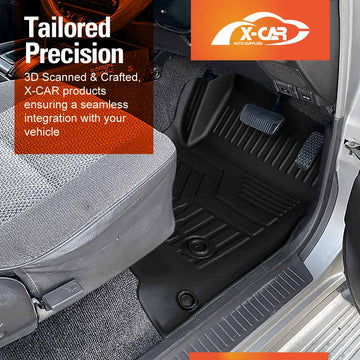 3D Floor Mats for Toyota Landcruiser 80 Series 1991-1998 All-Weather Car Liners - 0