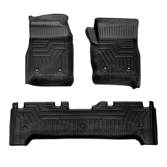 3D Floor Mats for Toyota Landcruiser 80 Series 1991-1998 All-Weather Car Liners