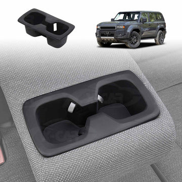Cup Holder Insert for Toyota Prado 250 Series 2024-Onwards Rear Row Seat Drink Storage Interior Accessories