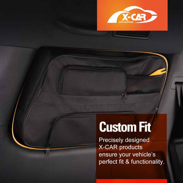 Port Window Hanging Storage Bags for Toyota Prado 250 Series 2024-Onwards Car Trunk Boot Side Organizer Car Accessories Set of 2 - 0