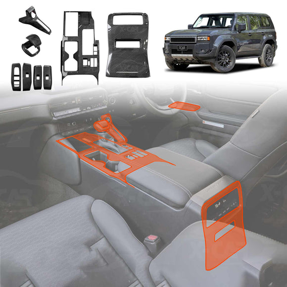 Gear Shift / Window Control Panel Trim for Toyota Prado 250 Series 2024-Onwards