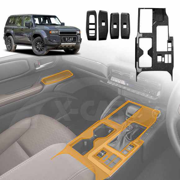 Gear Shift / Window Control Panel Trim for Toyota Prado 250 Series 2024-Onwards