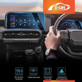 Tempered Glass Dash Screen Protector for Toyota Prado 250 Series 2024-Onwards Touchscreen Cover - 0