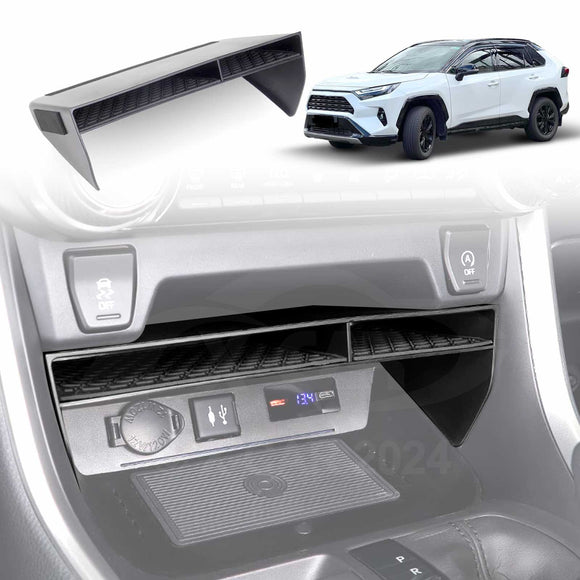 Center Console Organizer for Toyota RAV4 2019-2025 Storage Box ABS Insertion Tray