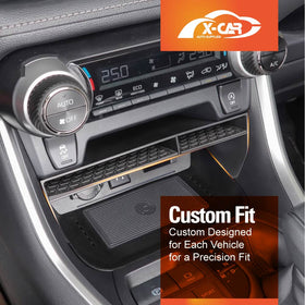 Center Console Organizer for Toyota RAV4 2019-2025 Storage Box ABS Insertion Tray - 0