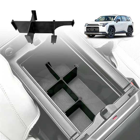 Armrest Organizer Divider Insert for Toyota RAV4 RAV 4 6th Gen 2026-Onwards Centre Console Storage Box Partition Interior Accessories