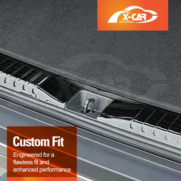 Rear Bumper Guard Trims for Toyota RAV4 6th Gen 2026-Onwards Black Boot Trunk Step Panel Protector Plate