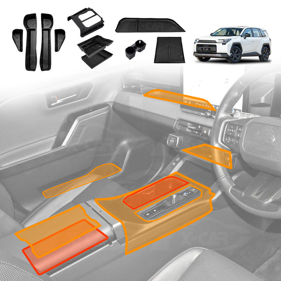 Centre Console Organiser for Toyota RAV4 6th Gen 2026-Onwards Armrest Storage Box Cup Holder Car Interior Accessories