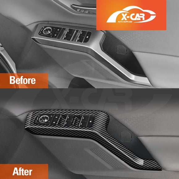 Power Window Control Switch Panel Trims for Toyota RAV4 6th Gen XA60 2026-Onwards