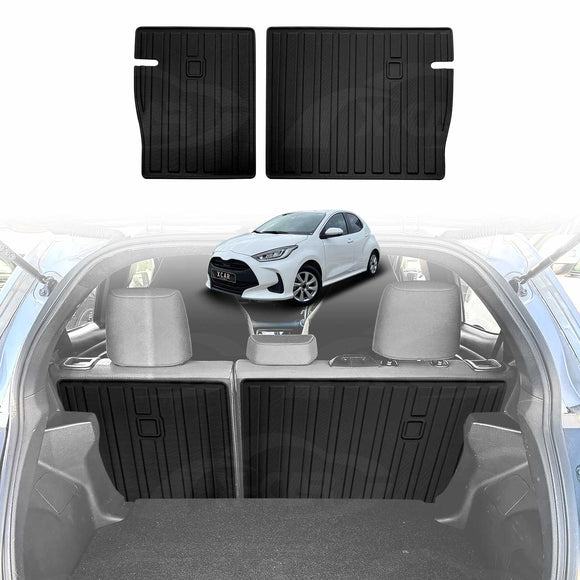 Boot Liner/ Back Seat Protector for Toyota Yaris Hatch 2020-Onwards All Weather Cargo Mat