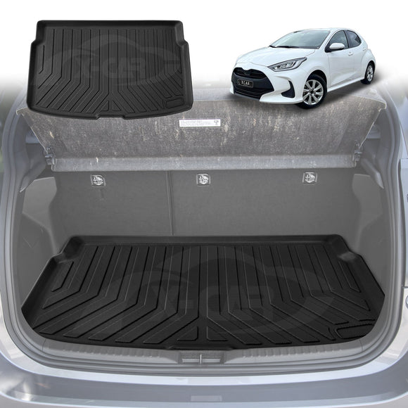 Boot Liner/ Back Seat Protector for Toyota Yaris Hatch 2020-Onwards All Weather Cargo Mat