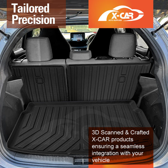 Boot Liner/ Back Seat Protector for Toyota Yaris Hatch 2020-Onwards All Weather Cargo Mat